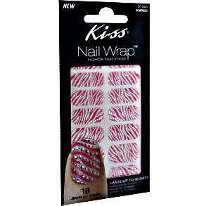 Stickers Para Uñas Kiss Nail Wrap Cocktail Fussia