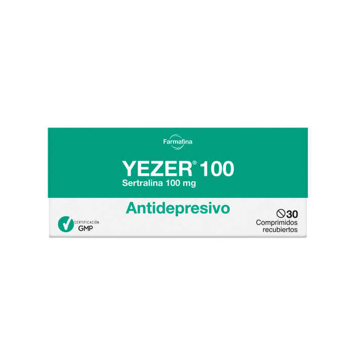 Yezer 100Mg Sertralina X Comprimido
