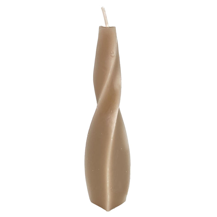 Vela Decorativa Concepts Life Espiral Marfil Oscuro 3.2X3.2X18cm