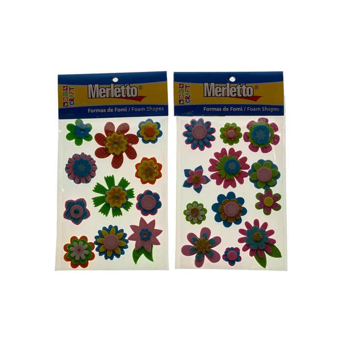 Sticker Merletto Fomi 3D Flores