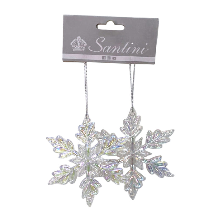 Colgante Santini Copo Nieve Set 2 Piezas 10.5 X 9X 0.5Cm