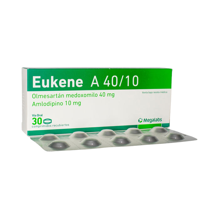 Eukene A Olmesartan 40Mg Amlodipino 10Mg X Comprimido
