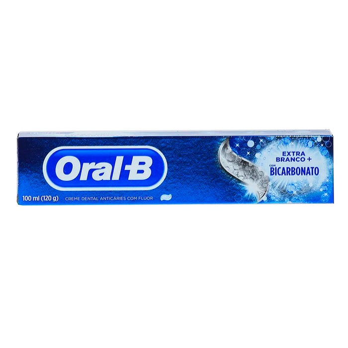 Pasta Dental Oral B Extra Blancura Con Bicarbonato X 100Ml