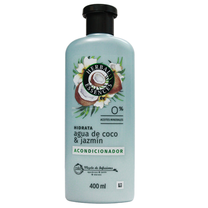 Herbal Essences Acondicionador Agua De Coco Y Jazmin X 400ml