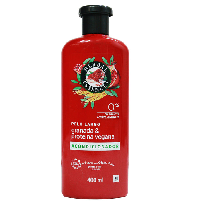 Herbal Essences Acondicionador Granada Y Proteina Vegana X 400ml