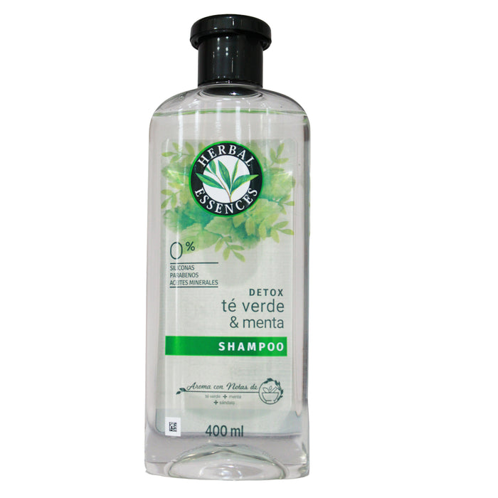 Shampoo Herbal Essences Te Verde Y Menta X 400Ml