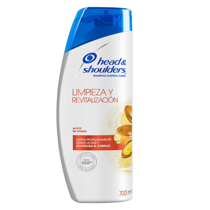 Shampoo Head And Shoulders Limpieza Y Revitalización X 180Ml