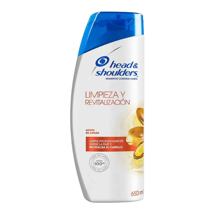 Shampoo Hys Argán Limpieza Y Revitalización X 650Ml