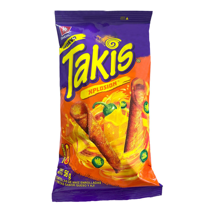 Takis Xplosion Bolsa Sabor Queso Y Aji X 56g