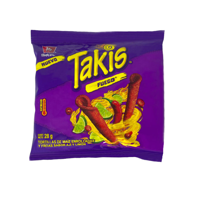 Takis Fuego Bolsa Sabor Aji Y Limon X 28g