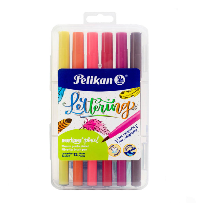 Marcadores De Colores Pelikan Markana X 12 Unidades