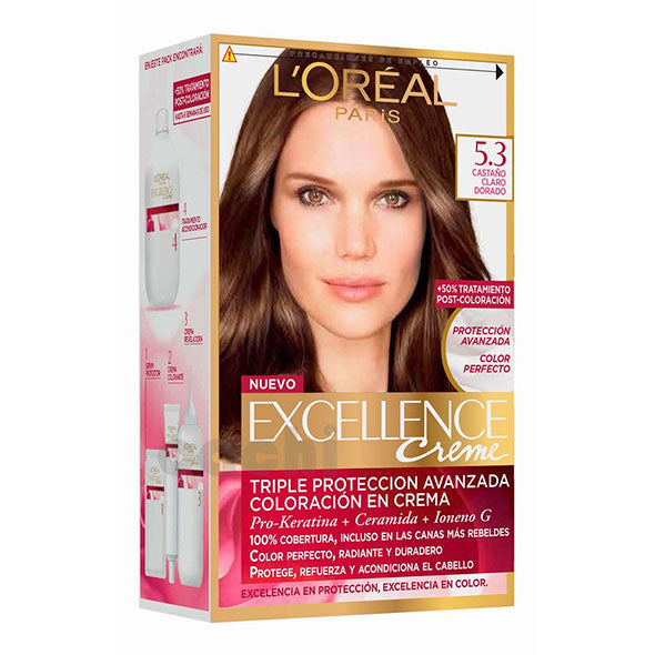 Excellence Tinte  5.3 Castano Claro Dorado