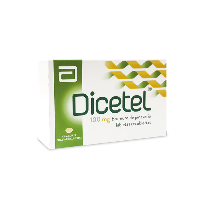 Dicetel 100Mg Bromuro De Pinaverio X Tableta