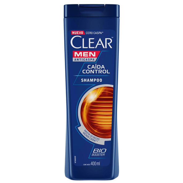 Shampoo Anticaspa Clear Men Caída Control X 400Ml