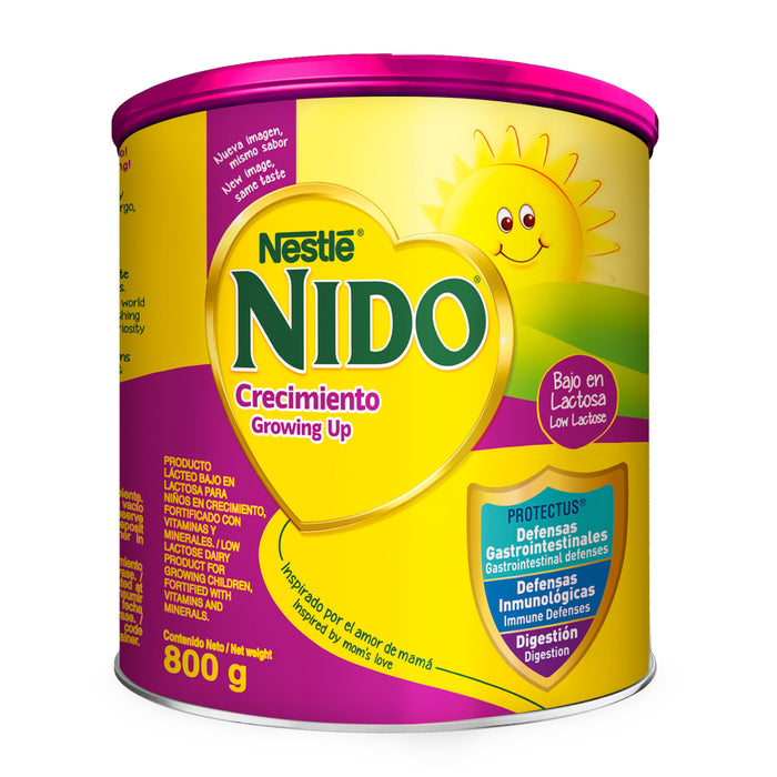 Nido Crecimiento Bajo En Lactosa X 800g