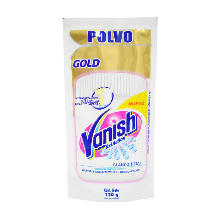 Polvo Quitamanchas Vanish Oxi Action Blanco Total X 120G