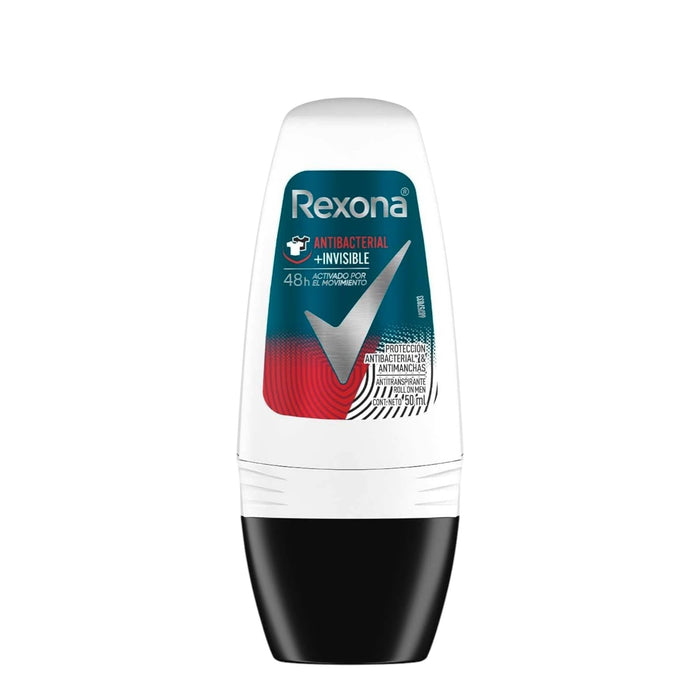 Rexona Roll On Men Antibacterial Invisible X 50Ml