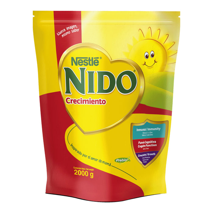 Nido Crecimiento Bolsa Con Prebio 1 X 2000G