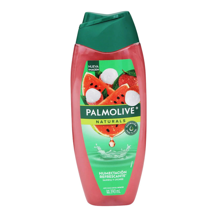 Jabón Liquido Corporal Palmolive Sandia Y Lychee X 390Ml