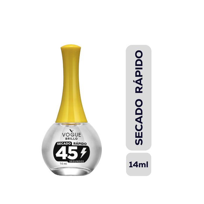 Esmalte Vogue Brillo Rápido Secado X 14ml