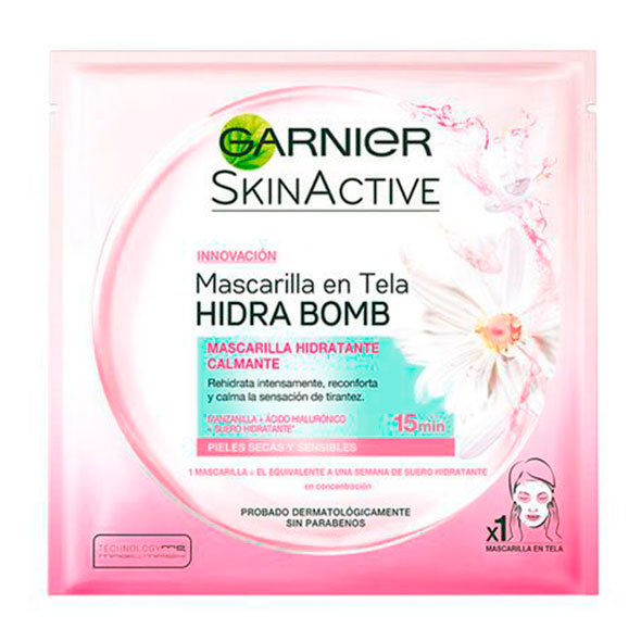 Garnier Mascarilla Facial Hidratante Y Calmante X Unidad