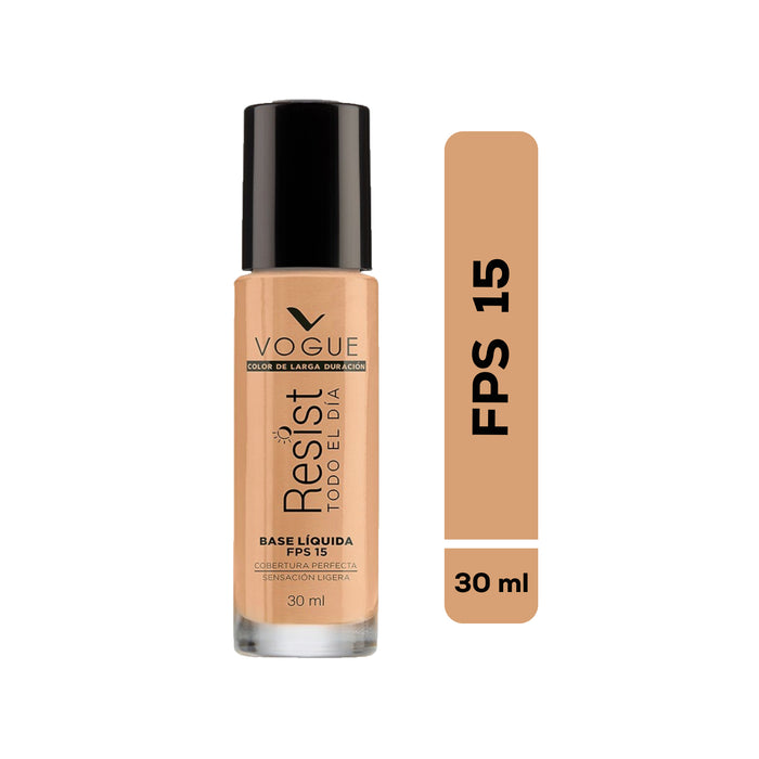 Base Líquida Vogue Resist Fps15 12Hr X 30Ml