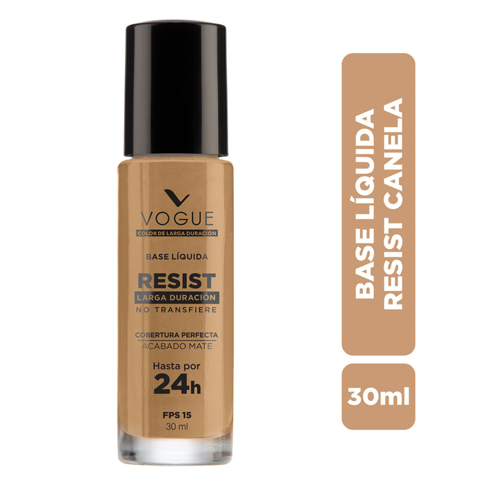 Base Vogue Maquillaje Larga Duración Canela X 30ml