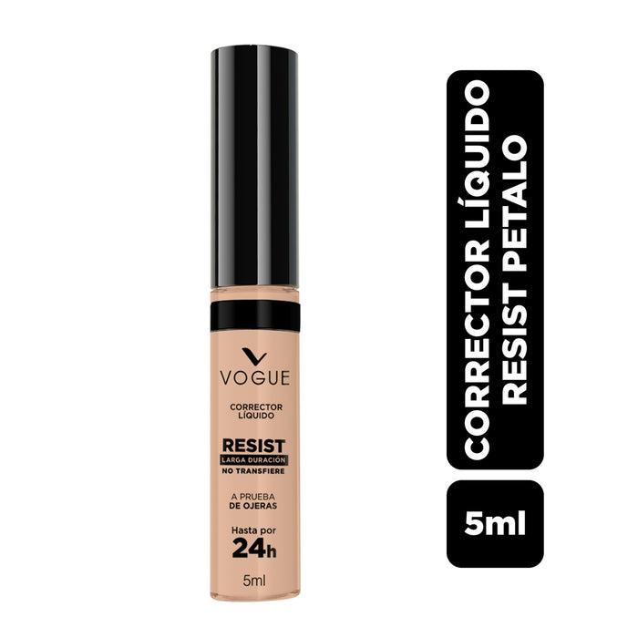 Corrector Liquido Vogue Larga Duración Pétalo X 5ml