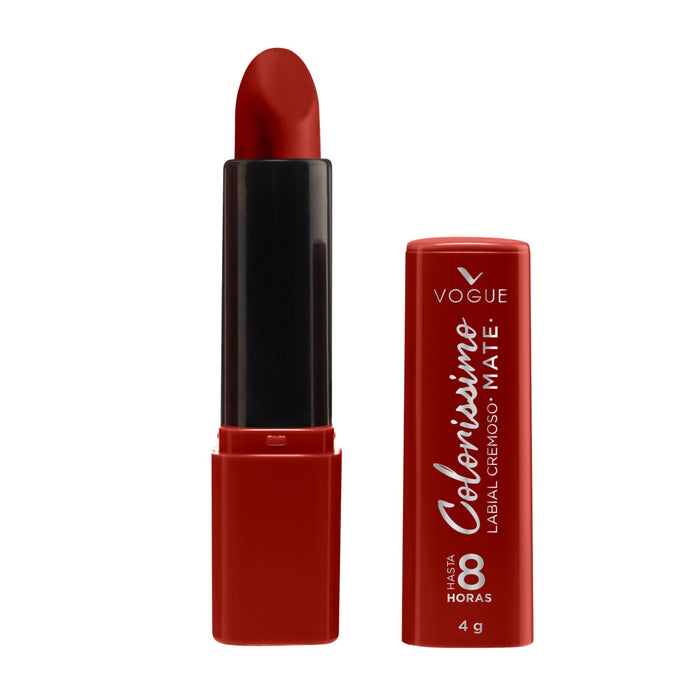 Labial Cremoso Vogue Colorissimo Mate Cereza Tropical