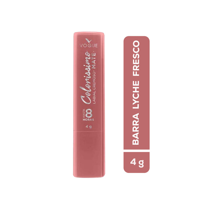 Labial en Barra Vogue Colorissimo Mate Lychee Fresco X 5Ml