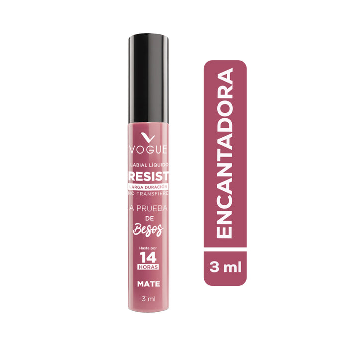 Labial Liquido Vogue Resist Encantadora X 3ml