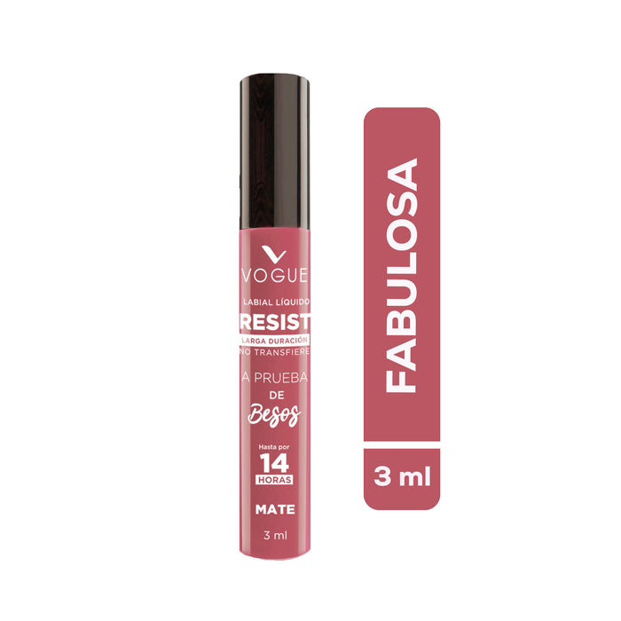 Labial Liquido Vogue Resist Fabulosa X 3ml
