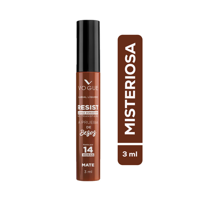 Labial Liquido Vogue Resist Misteriosa X 3ml