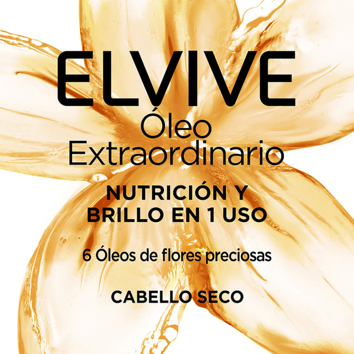 Shampoo Elvive Óleo Extraordinario Nutrición X 370Ml