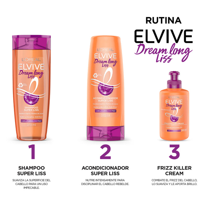 Shampoo Elvive Súper Liss X 370Ml