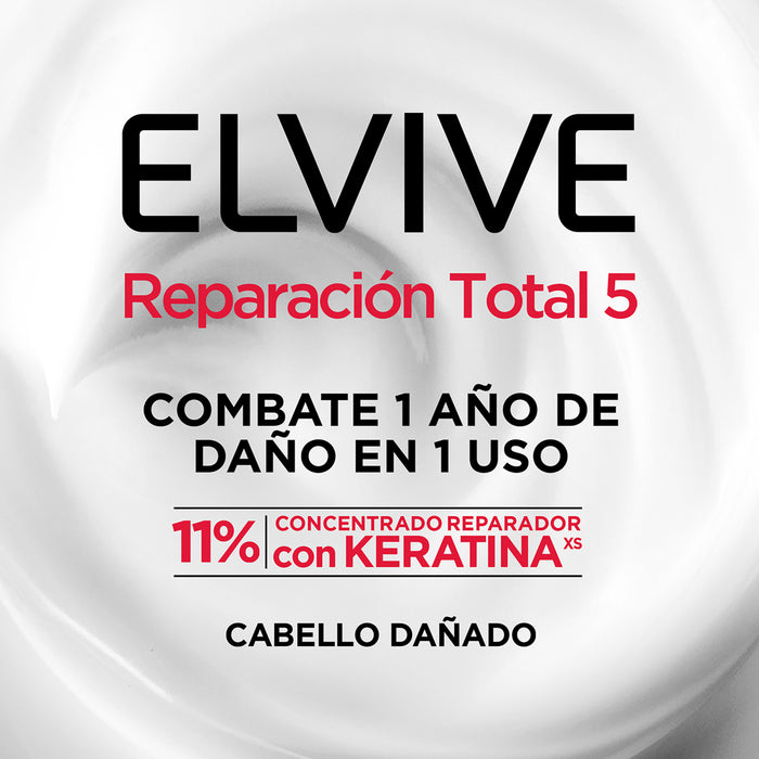 Shampoo Elvive Reparación Total 5 - Cabello Dañado X 370Ml