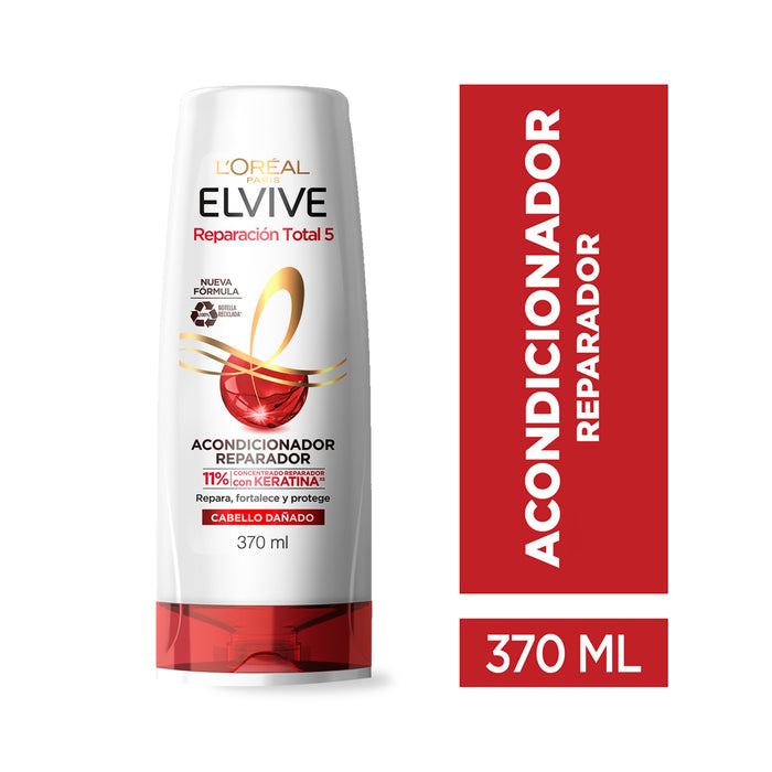 Acondicionador Elvive Reparación Total 5 - Cabello Dañado X 370Ml