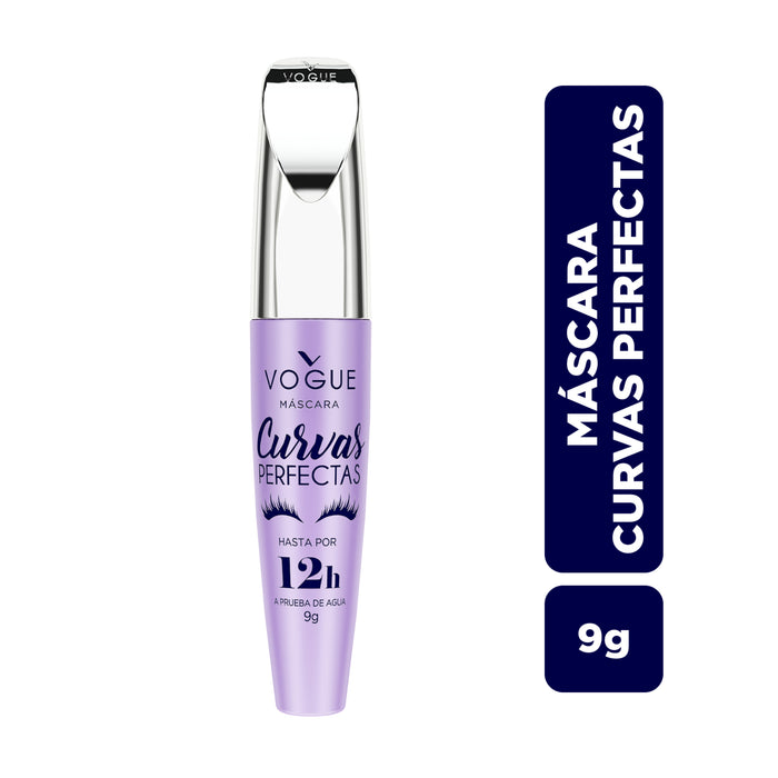 Mascara de Pestañas Vogue Curvas Perfectas 12H Negro X 9g