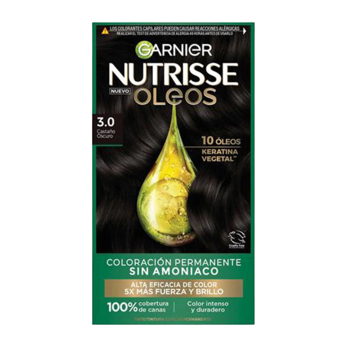 Tinte Garnier Nutrisse 3.0 Castaño Oscuro