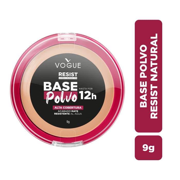 Base Vogue En Polvo Resist 12H Natural X 9g