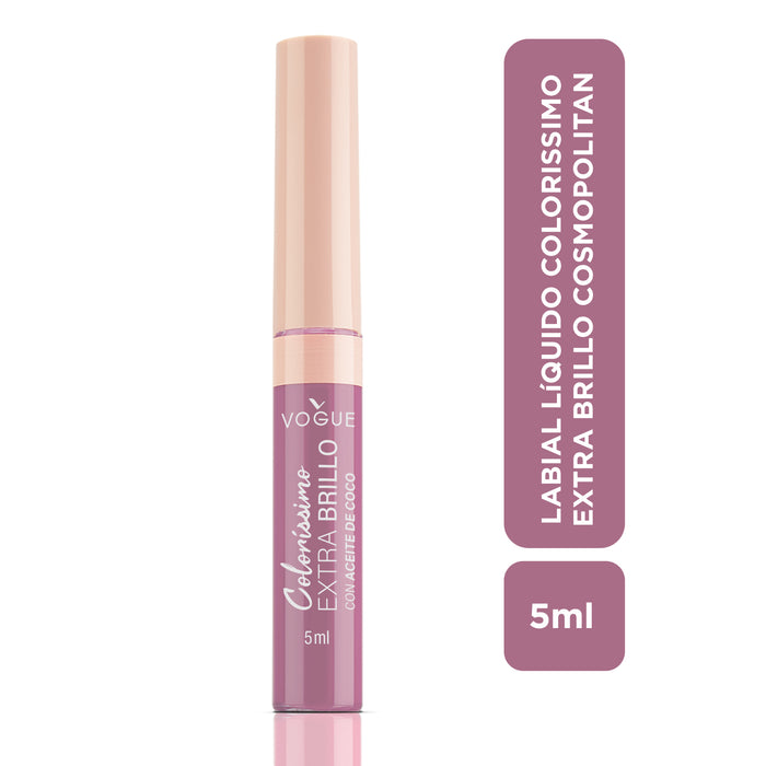 Labial Vogue Liquido Colorissimo Extra Brillo Cosmopolitan X 5ml