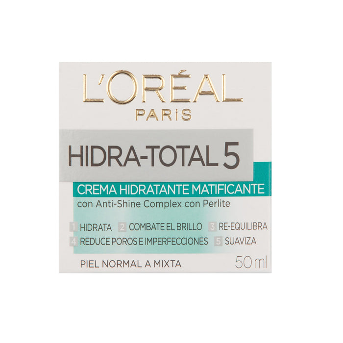 Loreal Hidra-Total 5 Crema Hidratante Y Matificante X 50ml