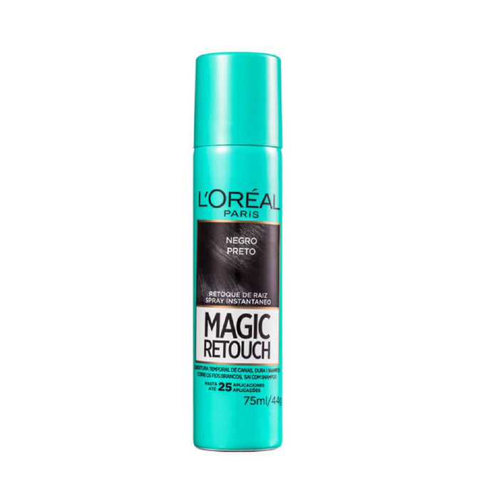 Tinte Loreal Magic Retouch Negro Spray X 75 Ml
