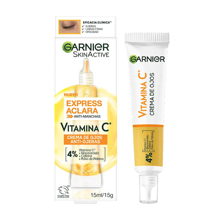 Crema Garnier Skin Active Anti-Ojeras Vitamina C X 15ml
