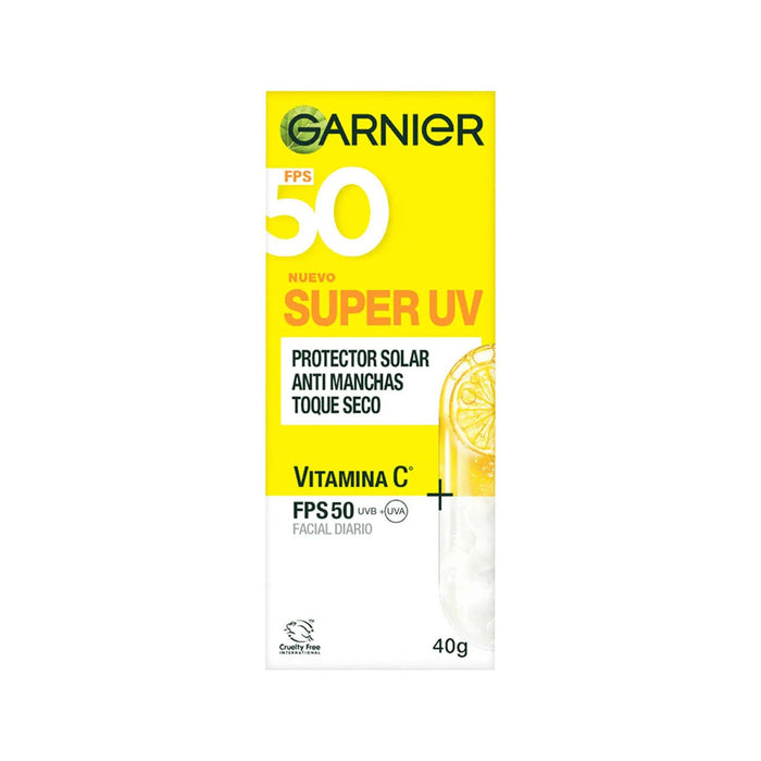 Protector Solar Garnier Super Uv Fps50+ Toque Seco X 40G