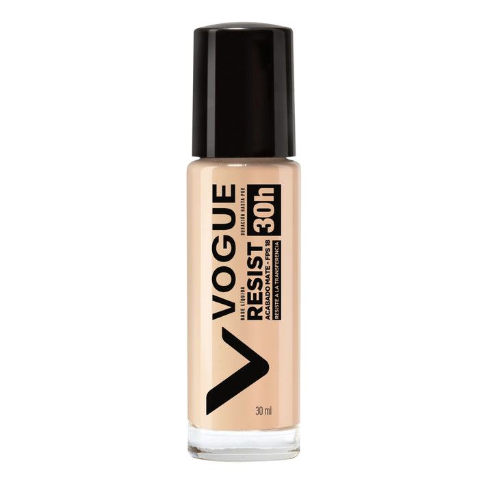 Base Liquida Vogue Resist Avena 02 Fps18 30Hr X 30Ml
