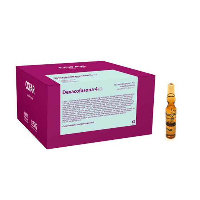 Dexametasona 4Mg Y 1ml Generico X Ampolla