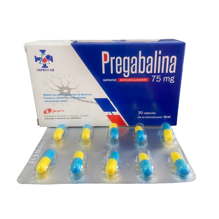 Pregabalina 75Mg Generico X Capsula