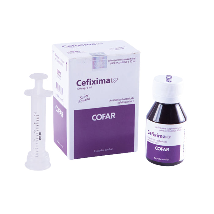 Cefixima 100Mg5ml Suspension X 50ml Generico Li