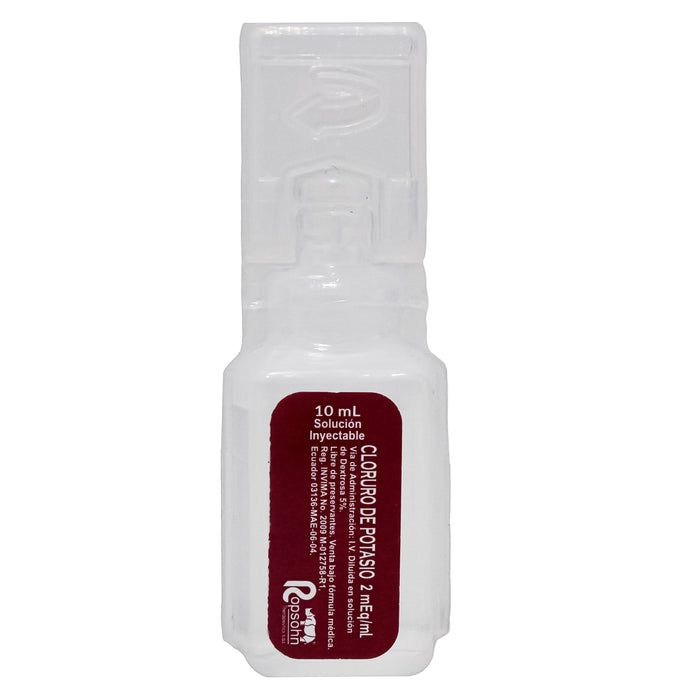 Cloruro De Potasio 2Meqml Iv 10ml X Ampolla